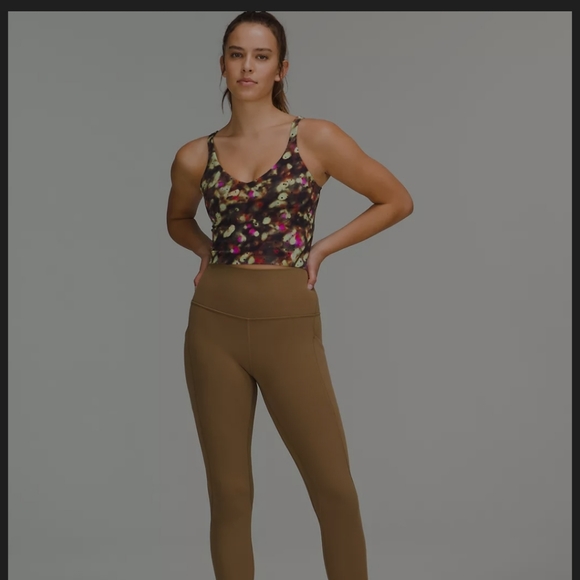 Nwt Lululemon athletica align tank splatter green 8 - Picture 2 of 9